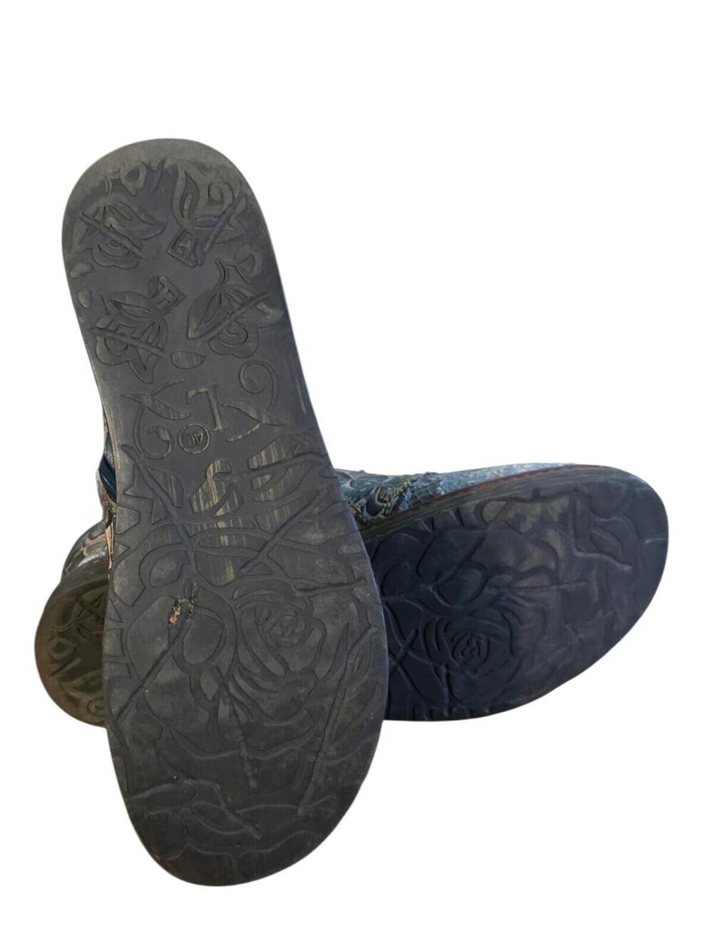 L'Artiste by Spring Step Leather Boots EU 40 US 9-9.5 Reserved For Goddesself - Picture 6 of 9